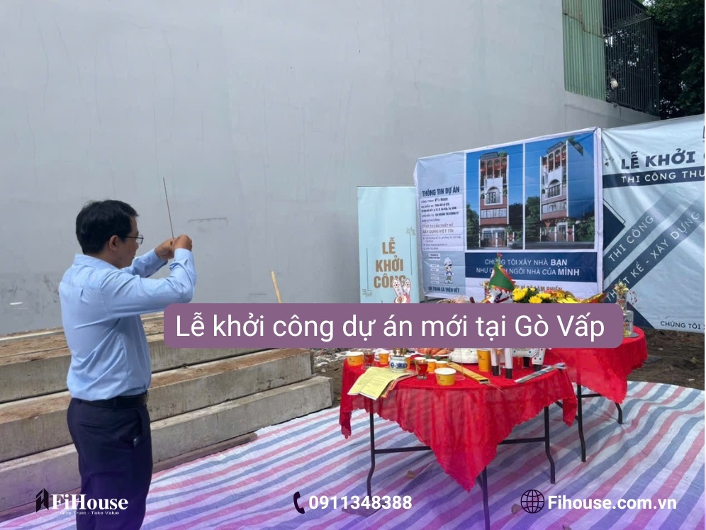 lễ khởi công công trình