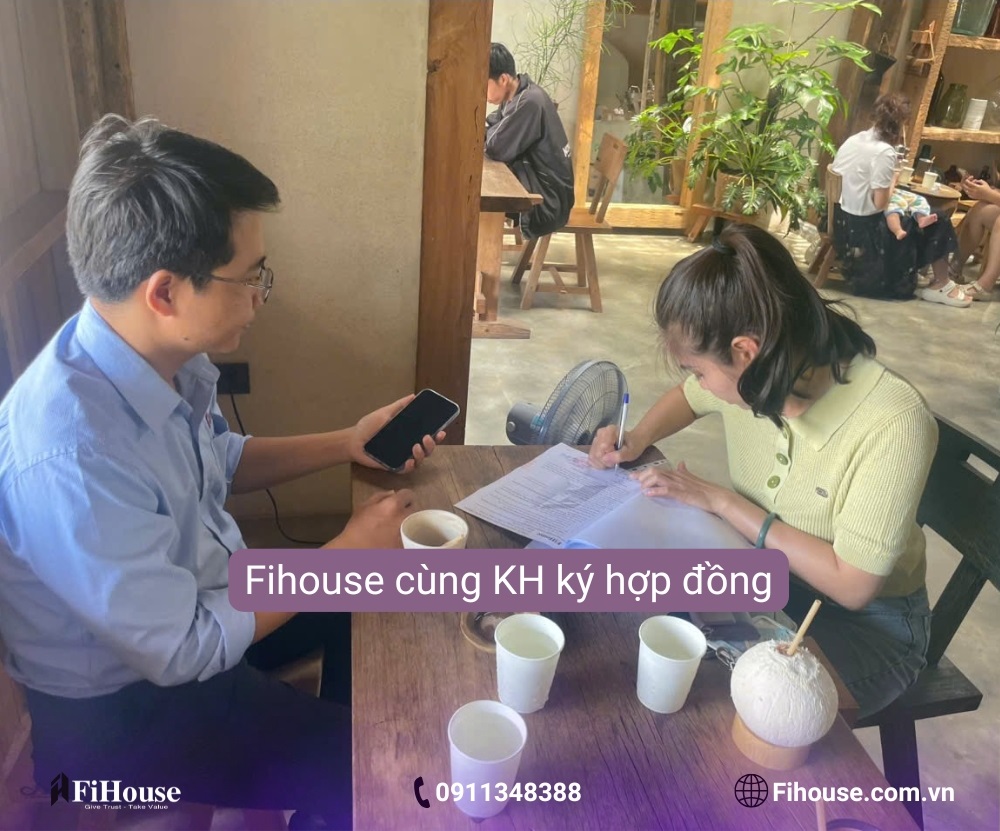 ký kết hợp đồng tư vấn giám sát giữa Fihouse với khách hàng