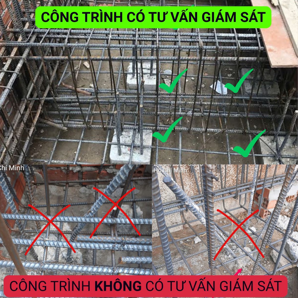sự khác biệt giữa dự án có giám sát công trình và không có giám sát