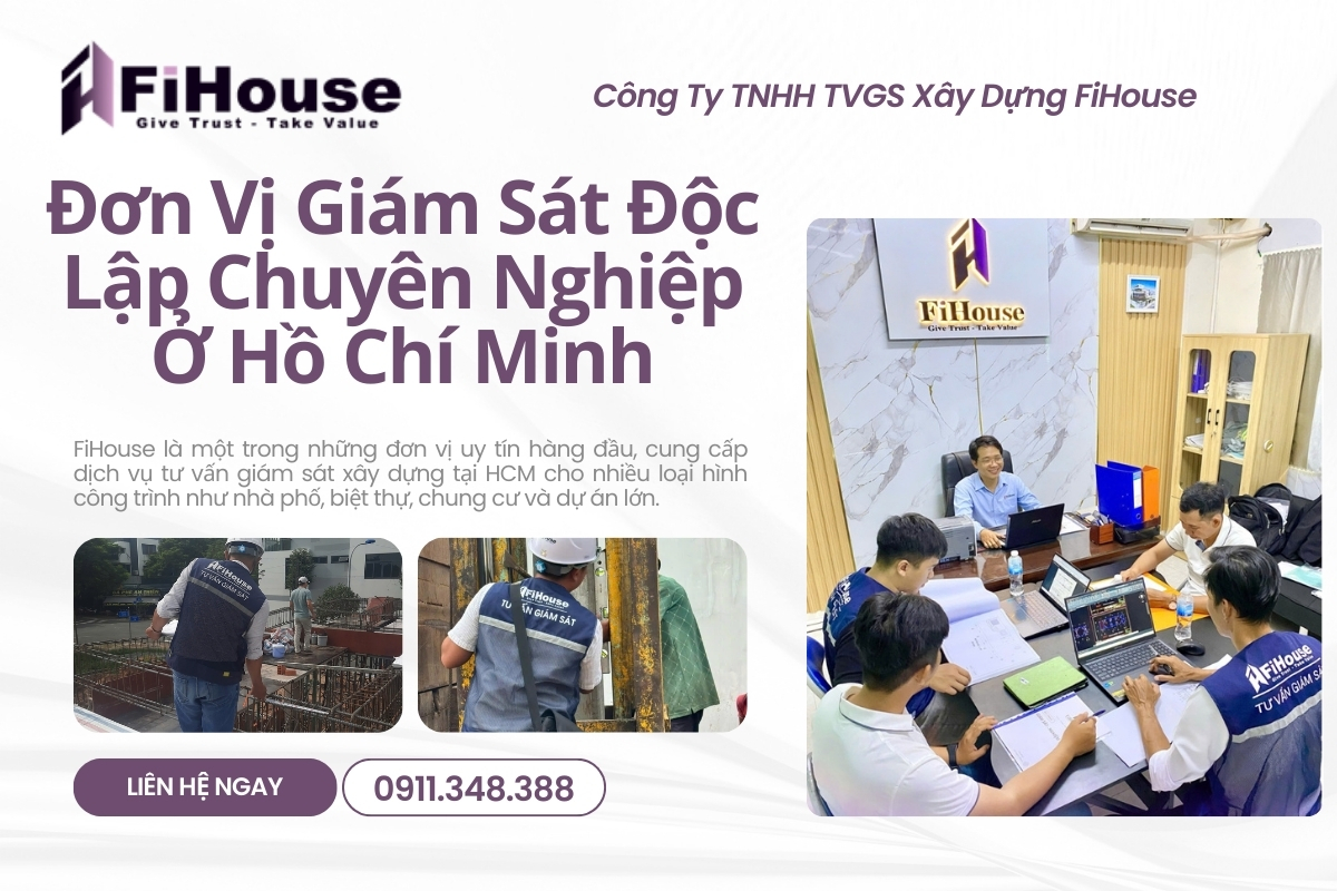 Đơn vị tư vấn giám sát nhà phố uy tín hcm