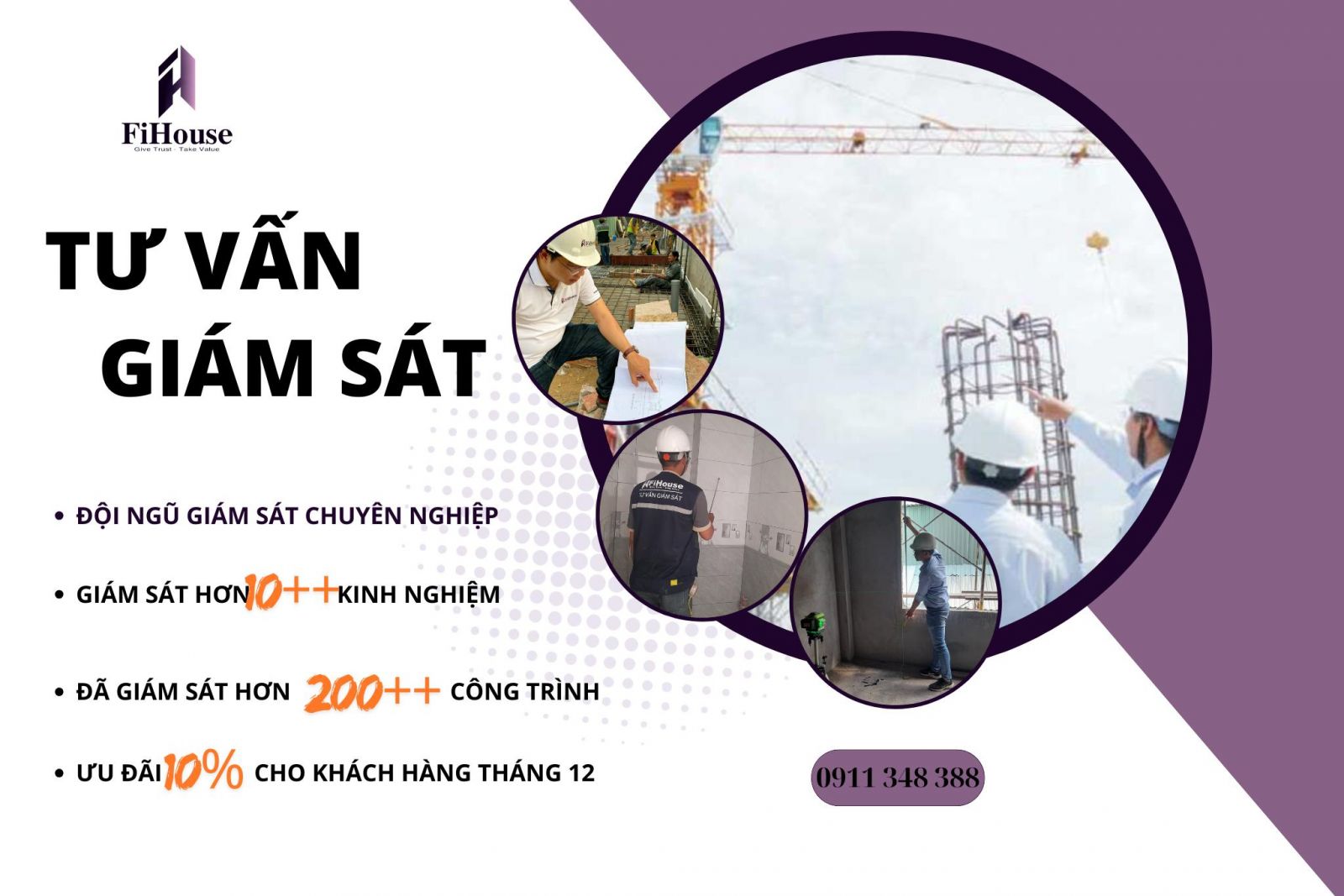 Fihouse tư vấn giám sát xây dựng HCM